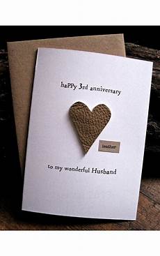 Third Wedding Anniversary Gift Ideas For Husband by 3rd Wedding Anniversary Card Husband Traditional By Third Wedding Anniversary Gift Ideas For Husband