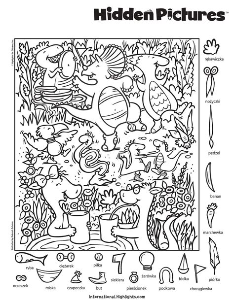 Hidden Pictures Printable Pdf | Sinovision Printable