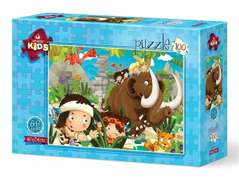 خرید آرت پازل 100 تکه کودکان «کودکان غار نشین» Art Puzzle Kids Cave ...