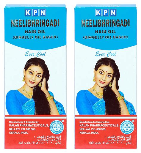 Buy K P N Neelibhringadi Gingelly Hair Oil Based, 200 ml (Pack of 2 ...