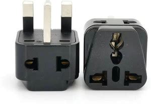 WOWSOME 1 Pcs Type G Multiplug for India to UK, UAE, Hong Kong ...