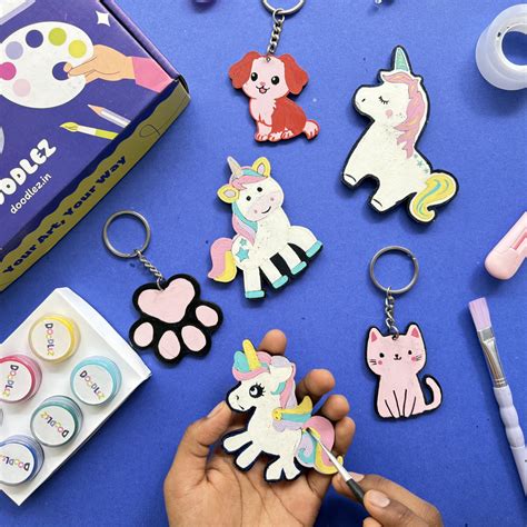 Keychains & Fridge Magnets Combo Kit – Doodlez