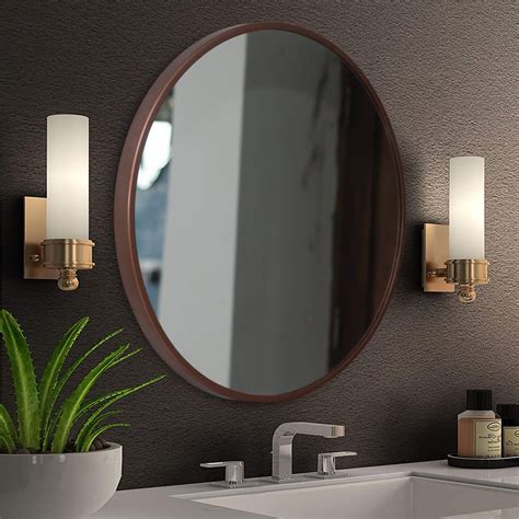 Buy Tinitalo Quality Glass Wall Mirror Metal Frame Round Wall Mirror ...