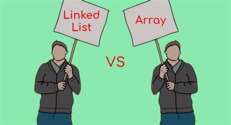 Linked Lists vs Array 的图像结果