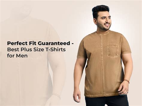 Perfect Fit Guaranteed – Best Plus Size T-Shirts for Men – bigbanana