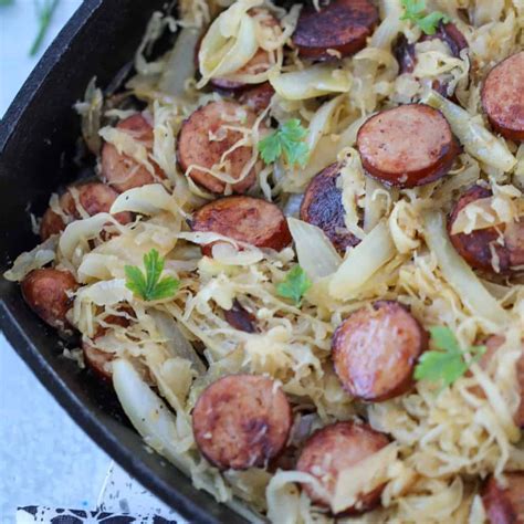 Kielbasa And Sauerkraut Recipe Stovetop at Mamie Shields blog