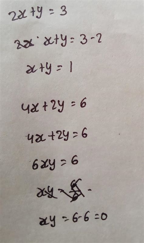 Find whether the lines represented by 2x + y = 3 and 4x + 2y = 6 are ...