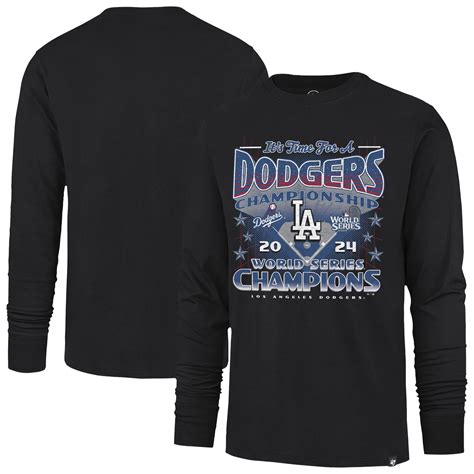 Men's '47 Black Los Angeles Dodgers 2024 World Series Champions ...