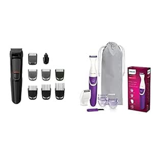 PHILIPS Unisex Multi Grooming Kit MG3710/65, 9-In-1 (New Model), Face ...