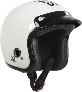 O2 White Open Face Star1969 With hole for Locking Device Motorbike ...