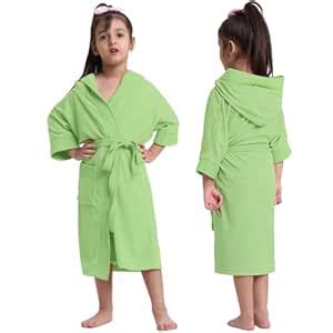 Buy CREEVA Premium Melodious Unisex Hooded Children's Bathrobe - Cozy ...