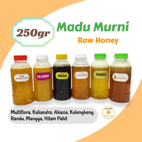 Jual Madu Murni Kemasan 250gr (Raw Honey) by Alhamra - Multiflora ...