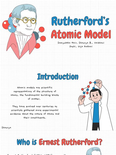 Rutherford's Atomic Model | PDF | Atoms | Atomic Nucleus