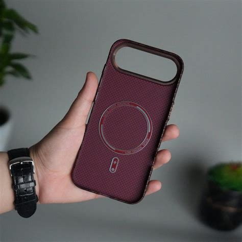 iPhone 17 Air Carbon Fiber Texture Design Hard Pc MagSafe Case Cover T ...