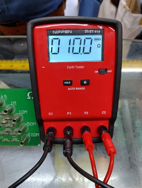 NIPPEN DiET 414 Digital Earth Tester | Ground Resistance Tester (Made ...