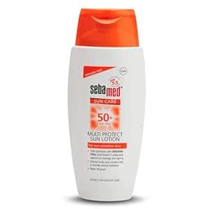 Buy Sebamed Multi Protect Sun lotion SPF 50, 150 ml I UVA/UVB ...