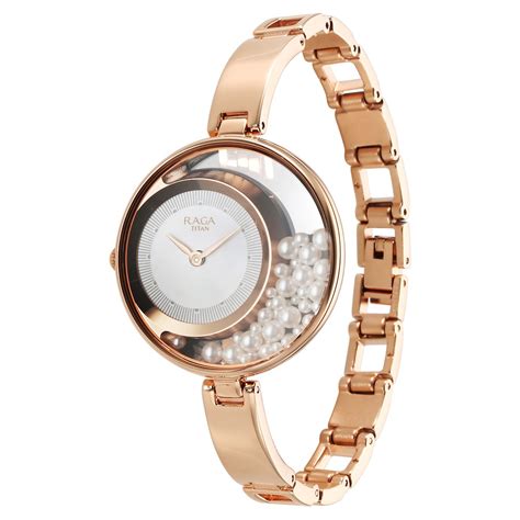 Buy Online Titan Raga Power Pearls Quartz Analog White Dial with loose ...