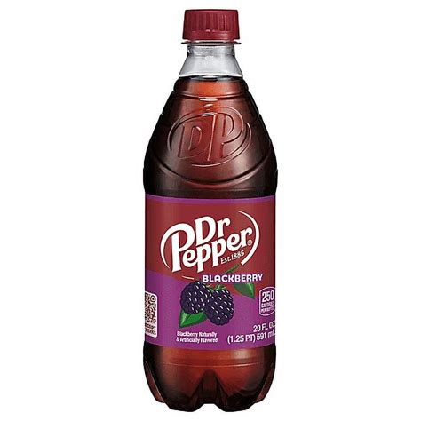 Dr. Pepper Blackberry 20 Ounce Bottles - Case of 24 - Walmart.com