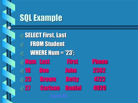 Image result for Oracle SQL Query Examples