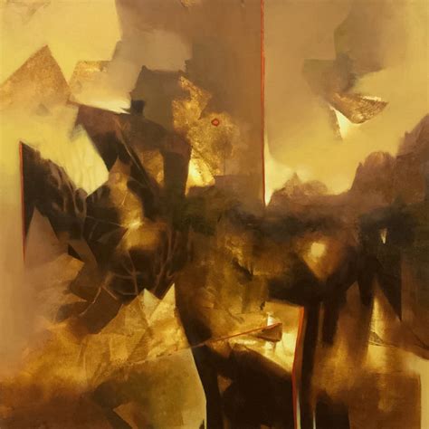 "Energy": Brown Abstract painting by Divyesh Bagdawala | ArtZolo.com