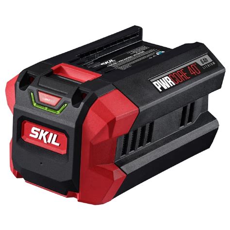 SKIL 40-Volt 6 Ah Lithium Ion (li-ion) Battery BY8723C-00 at Lowes.com