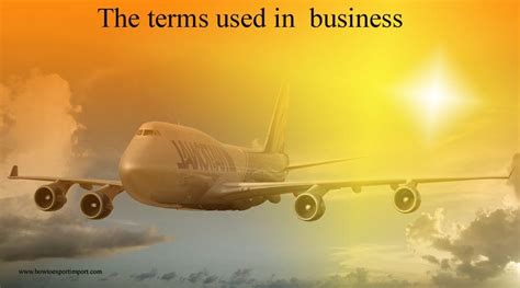 Terms used in trade such as terms of trade, Test Market ,The Big Three ...