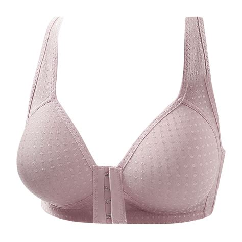 Bigersell Wirefree Bra with Support Women Comfortable Breathable Bra ...