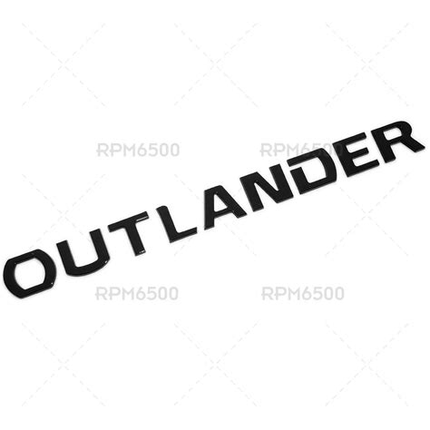 Rpm6500 Mitsubishi Outlander Sport Black Hood Logo Badge India | Ubuy
