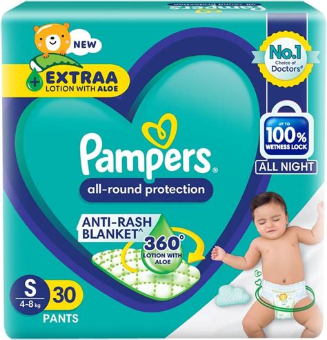 Buy Pampers Premium Care Pants, Newborn, Extra Small size baby diapers ...