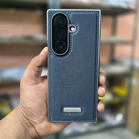 Samsung Galaxy Z Fold7 Classic Suede Leather Inner Fabric Cover with M ...