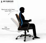 Polar Orange Flow Mesh Comfortable office Chair – My Cubicles
