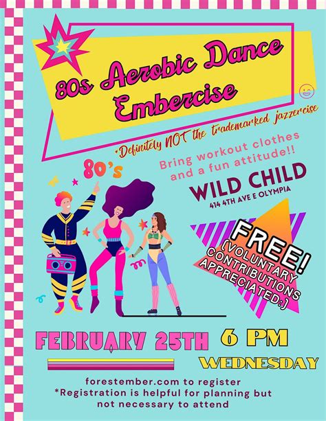80s Aerobic Dance Embercise! *Definitely NOT the trademarked jazzercise ...