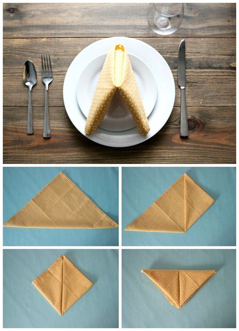 How To Fold A Cloth Dinner Napkin at Frances Chavez blog