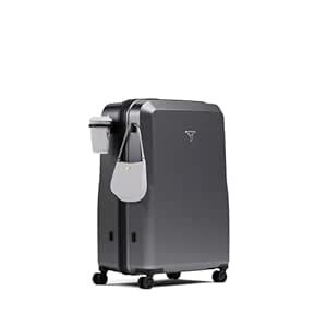 TRAMORA Check-in Large (75cm) Trolley Bag, Combination Lock, Cup Holder ...