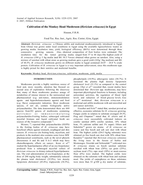 1229-1233 - 568 - Journal of Applied Sciences Research, 3(10): 1229 ...