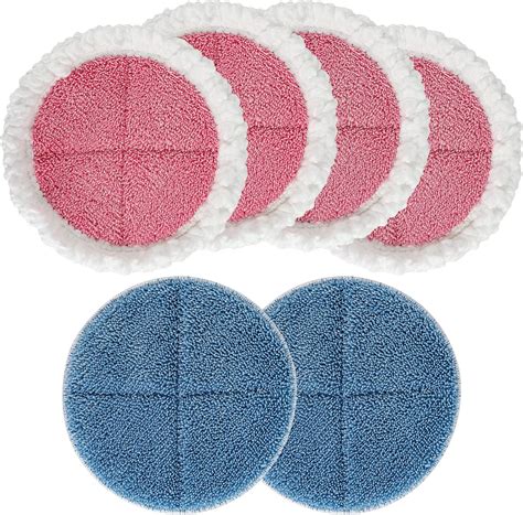 Amazon.com: 6 Pk 6.3 inch Electric Mop Replacement Pads Compatible with ...