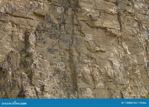 Impressive Huge Steep Wall In A Surface Quarry, Stone Texture Royalty ...