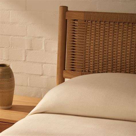 Jane Wood and Jute Bed – Zephh Lifestyle Pvt. Ltd.