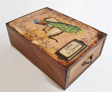 Peacock Gift Box Tutorial 的图像结果