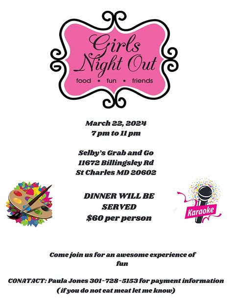 Girls Night Out, Selby’s Grab and Go, Saint Charles, 22 March 2024 ...