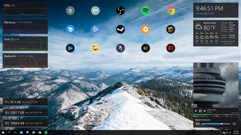 Rainmeter Widgets 的图像结果