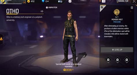 3 best Free Fire character combination with Tatsuya