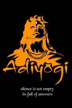 Adiyogi The Source of Yoga Wall Art Shiva Inspirational Waterproof ...