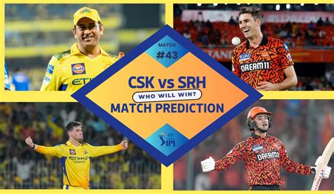 CSK vs SRH Match Prediction: Who will win today’s IPL 2025 match?