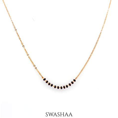 Tushita 18K Gold Plated Mangalsutra – Swashaa