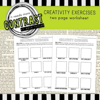 Creativity Exercises 的图像结果