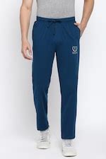 Van Heusen Innerwear Track Pants, Van Heusen Sport Men Deep Ocean Solid ...