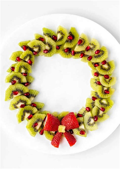 Christmas Fruit Wreath - Healthy Kids Recipes | Healthy christmas ...