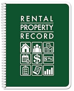 BookFactory Rental Property Record Book/Landlord Renter Record Keeping ...