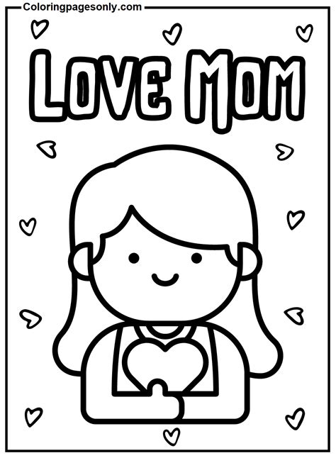 Mum Coloring Pages Coloring Pages